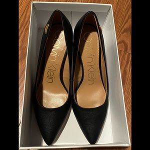 Calvin Klein Kylie Mini Lizard Black Heels